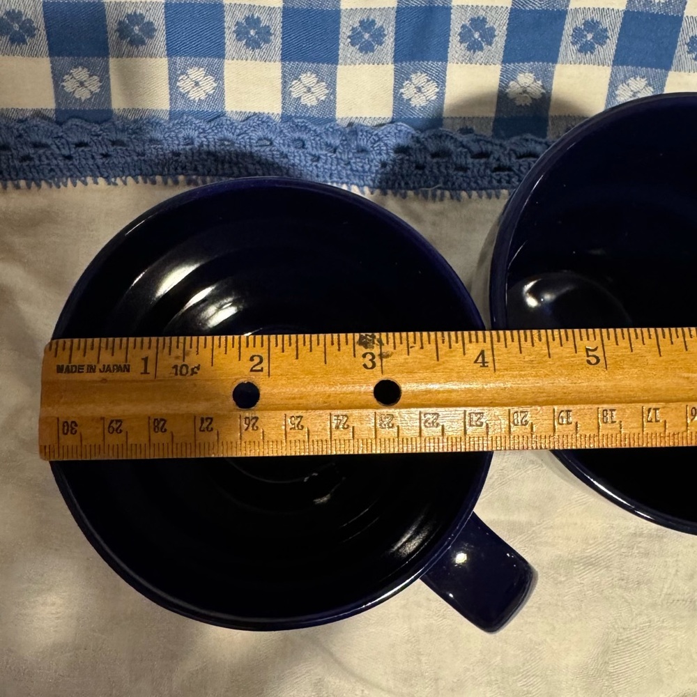 Heavy Duty Mugs in a Beautiful Dark Blue - Picture 7 of 11
